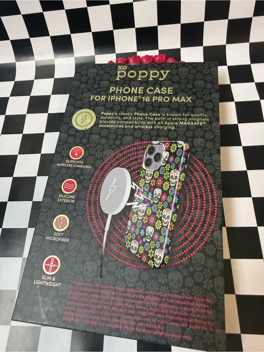 iPhone 16 Pro Max Candy Skull Case